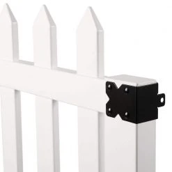 Buy ✔️ Glendale 3.5 ft. W x 4 ft. H White Vinyl Spaced Picket Fence Gate with 3 in. Pointed Pickets by Veranda ⌛ -Cheap Fence Gates Plus Store white veranda vinyl fence panels 181981 66 1000