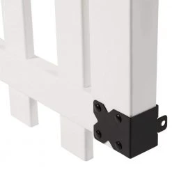 Buy ✔️ Glendale 3.5 ft. W x 4 ft. H White Vinyl Spaced Picket Fence Gate with 3 in. Pointed Pickets by Veranda ⌛ -Cheap Fence Gates Plus Store white veranda vinyl fence panels 181981 a0 1000