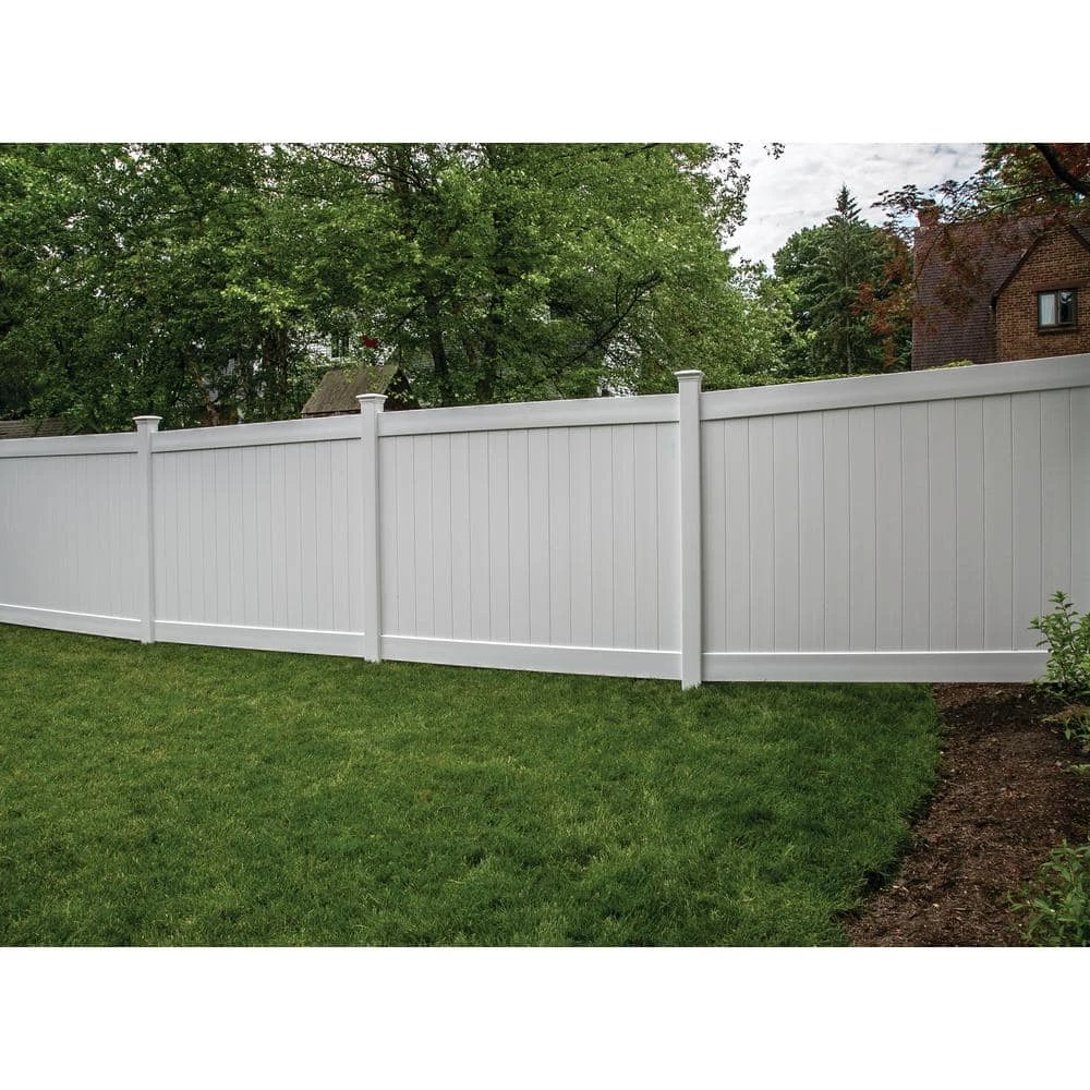 Cheapest ❤️ Acadia 6 ft. x 8 ft. White Vinyl Privacy Fence Panel Kit by Veranda ⭐ 7 Cheapest ❤️ Acadia 6 ft. x 8 ft. White Vinyl Privacy Fence Panel Kit by Veranda ⭐ - Image 5