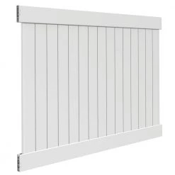 Cheapest ❤️ Acadia 6 ft. x 8 ft. White Vinyl Privacy Fence Panel Kit by Veranda ⭐ 10 Cheapest ❤️ Acadia 6 ft. x 8 ft. White Vinyl Privacy Fence Panel Kit by Veranda ⭐ -Cheap Fence Gates Plus Store white veranda vinyl fence panels 73013794 c3 1000