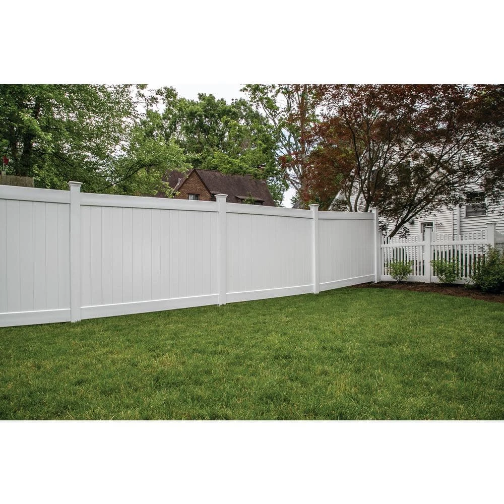 Cheapest ❤️ Acadia 6 ft. x 8 ft. White Vinyl Privacy Fence Panel Kit by Veranda ⭐ 4 Cheapest ❤️ Acadia 6 ft. x 8 ft. White Vinyl Privacy Fence Panel Kit by Veranda ⭐ - Image 2