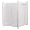 Coupon 🌟 4.5-ft. x 4-ft. White Vinyl Fence Panel Enclosure Kit by Veranda ⭐ -Cheap Fence Gates Plus Store white veranda vinyl fence panels 8898100 64 1000