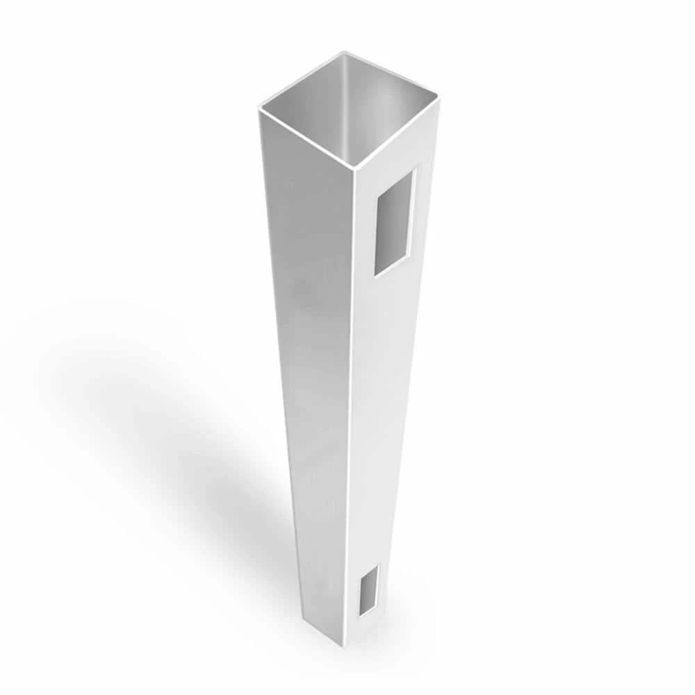 Best Sale โค๏ธ Acadia/Roosevelt 5 in. x 5 in. x 9 ft. White Vinyl Routed Fence End Post by Veranda ๐ 3 Best Sale โค๏ธ Acadia/Roosevelt 5 in. x 5 in. x 9 ft. White Vinyl Routed Fence End Post by Veranda ๐