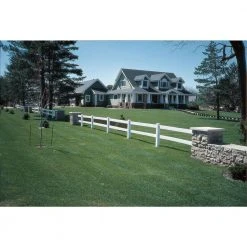 Coupon ❤️ 1-1/2 in. x 5-1/2 in. x 8 ft. White Vinyl Ranch Fence Rail by Veranda 👍 -Cheap Fence Gates Plus Store white veranda vinyl fence rails 135040 44 1000