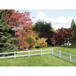 Coupon ❤️ 1-1/2 in. x 5-1/2 in. x 8 ft. White Vinyl Ranch Fence Rail by Veranda 👍 -Cheap Fence Gates Plus Store white veranda vinyl fence rails 135040 fa 1000