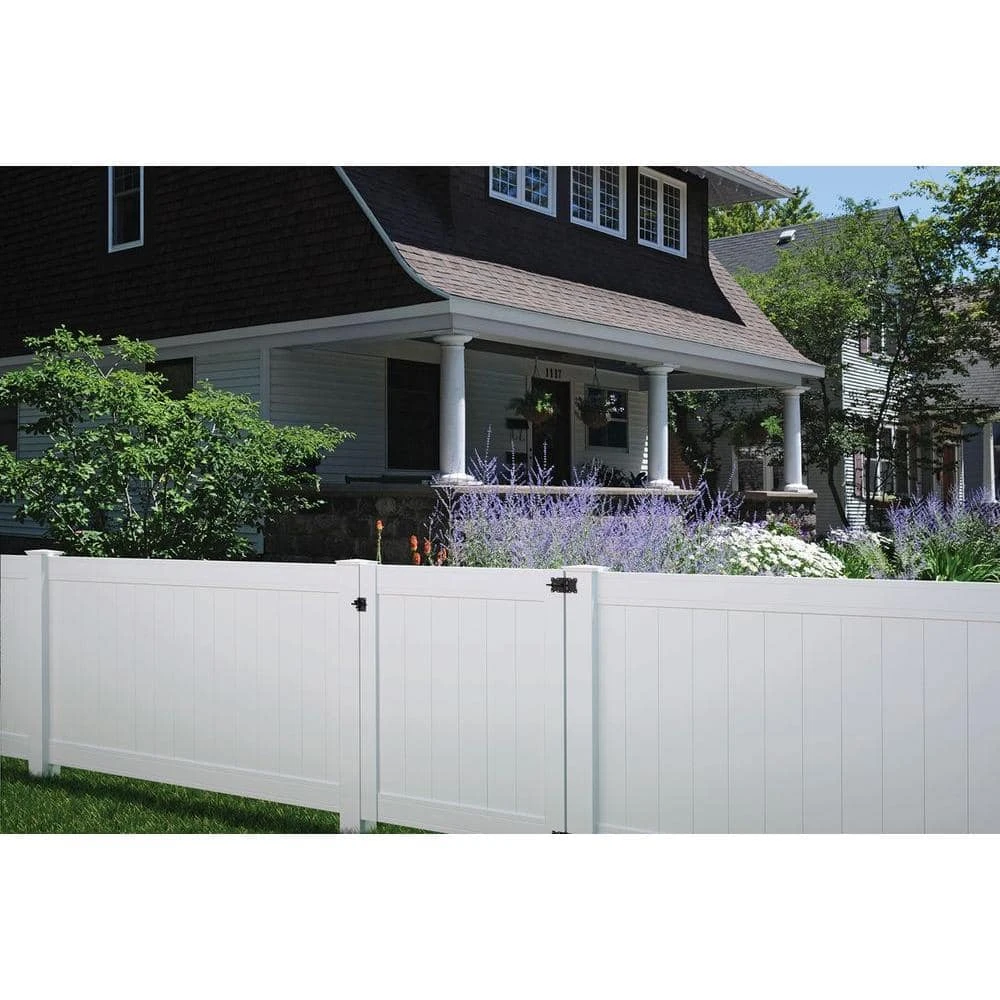 New ❤️ 5 in. x 5 in. x 8 ft. White Vinyl Fence Post by Veranda 🌟 4 New ❤️ 5 in. x 5 in. x 8 ft. White Vinyl Fence Post by Veranda 🌟 - Image 2