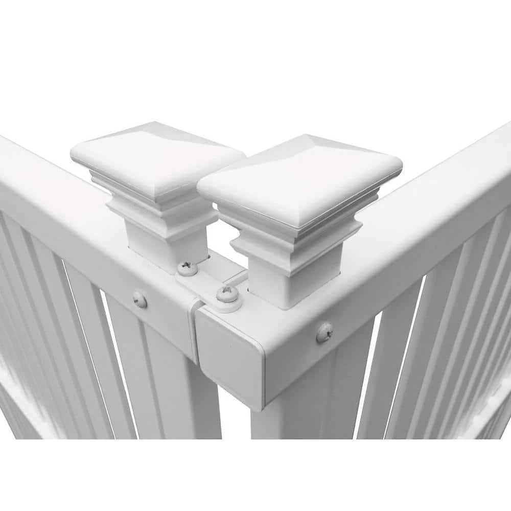 Cheapest ๐ 3.8 ft. H x 3 ft. W Wilmington White Vinyl Privacy Screen (2-Pack) by Enclo Privacy Screens ๐ 6 Cheapest ๐ 3.8 ft. H x 3 ft. W Wilmington White Vinyl Privacy Screen (2-Pack) by Enclo Privacy Screens ๐ - Image 4