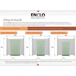 Flash Sale 🎁 4 ft. x 4 ft. Premium White Vinyl Privacy Fence Panel Screen Enclosure by Enclo Privacy Screens ✔️ -Cheap Fence Gates Plus Store white vinyl pvc enclo privacy screens vinyl fence panels zp19014 76 1000