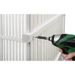 Flash Sale 🥰 4 ft. H x 3 ft. W White Vinyl Huntersville Privacy Screen (2-Pack) by Enclo Privacy Screens ✔️ -Cheap Fence Gates Plus Store white vinyl pvc enclo privacy screens vinyl fence panels zp19036 1f 1000