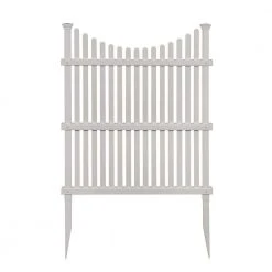 Flash Sale 🥰 4 ft. H x 3 ft. W White Vinyl Huntersville Privacy Screen (2-Pack) by Enclo Privacy Screens ✔️ -Cheap Fence Gates Plus Store white vinyl pvc enclo privacy screens vinyl fence panels zp19036 c3 1000