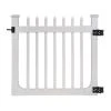 Top 10 ✔️ 4 ft. x 4 ft. Nantucket Vinyl Picket Fence Gate with Stainless Steel Hardware by WamBam Fence 💯 -Cheap Fence Gates Plus Store white vinyl pvc wambam fence vinyl fence gates bl19102 64 1000