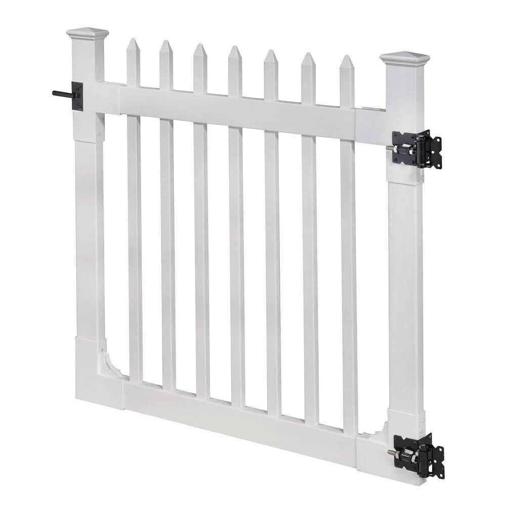 Top 10 โ๏ธ 4 ft. x 4 ft. Nantucket Vinyl Picket Fence Gate with Stainless Steel Hardware by WamBam Fence ๐ฏ 5 Top 10 โ๏ธ 4 ft. x 4 ft. Nantucket Vinyl Picket Fence Gate with Stainless Steel Hardware by WamBam Fence ๐ฏ - Image 3