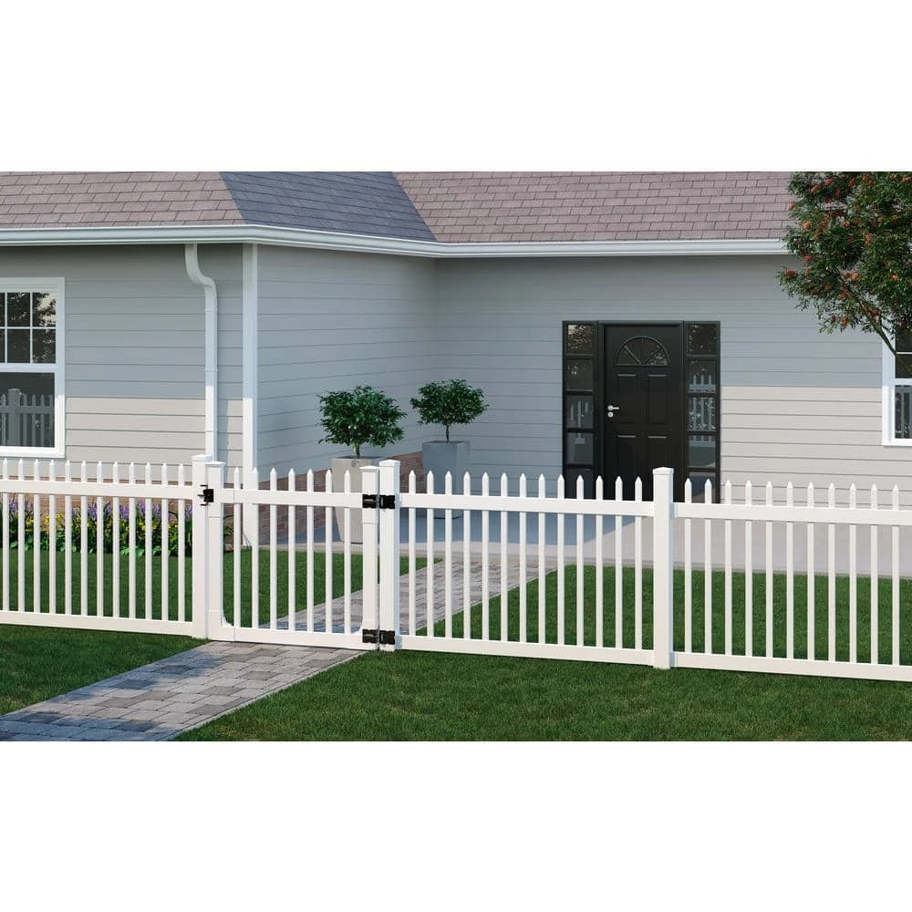 Top 10 โ๏ธ 4 ft. x 4 ft. Nantucket Vinyl Picket Fence Gate with Stainless Steel Hardware by WamBam Fence ๐ฏ 4 Top 10 โ๏ธ 4 ft. x 4 ft. Nantucket Vinyl Picket Fence Gate with Stainless Steel Hardware by WamBam Fence ๐ฏ - Image 2