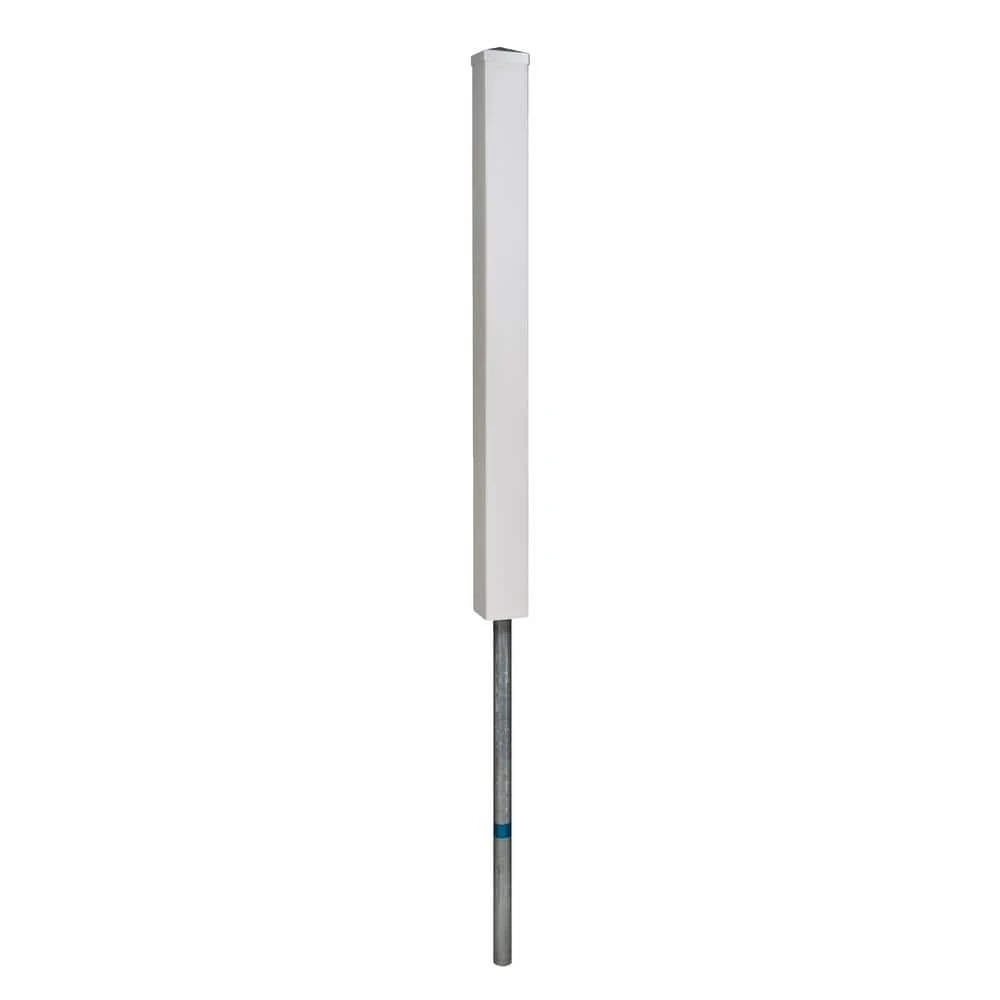Deals โ No-Dig Permanent 4 in. x 4 in. x 4 ft. White Vinyl Fence Post with No-Dig Pipe Anchor and Cap by WamBam Fence ๐ฏ 3 Deals โ No-Dig Permanent 4 in. x 4 in. x 4 ft. White Vinyl Fence Post with No-Dig Pipe Anchor and Cap by WamBam Fence ๐ฏ