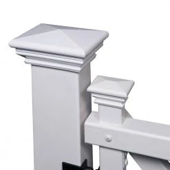 Coupon 🛒 3-1/2 ft. H x 3-1/2 ft. W White Vinyl Manchester Fence Gate Kit with Posts and Hardware by Zippity Outdoor Products 🤩 -Cheap Fence Gates Plus Store white vinyl pvc zippity outdoor products vinyl fence gates zp19019 1f 1000