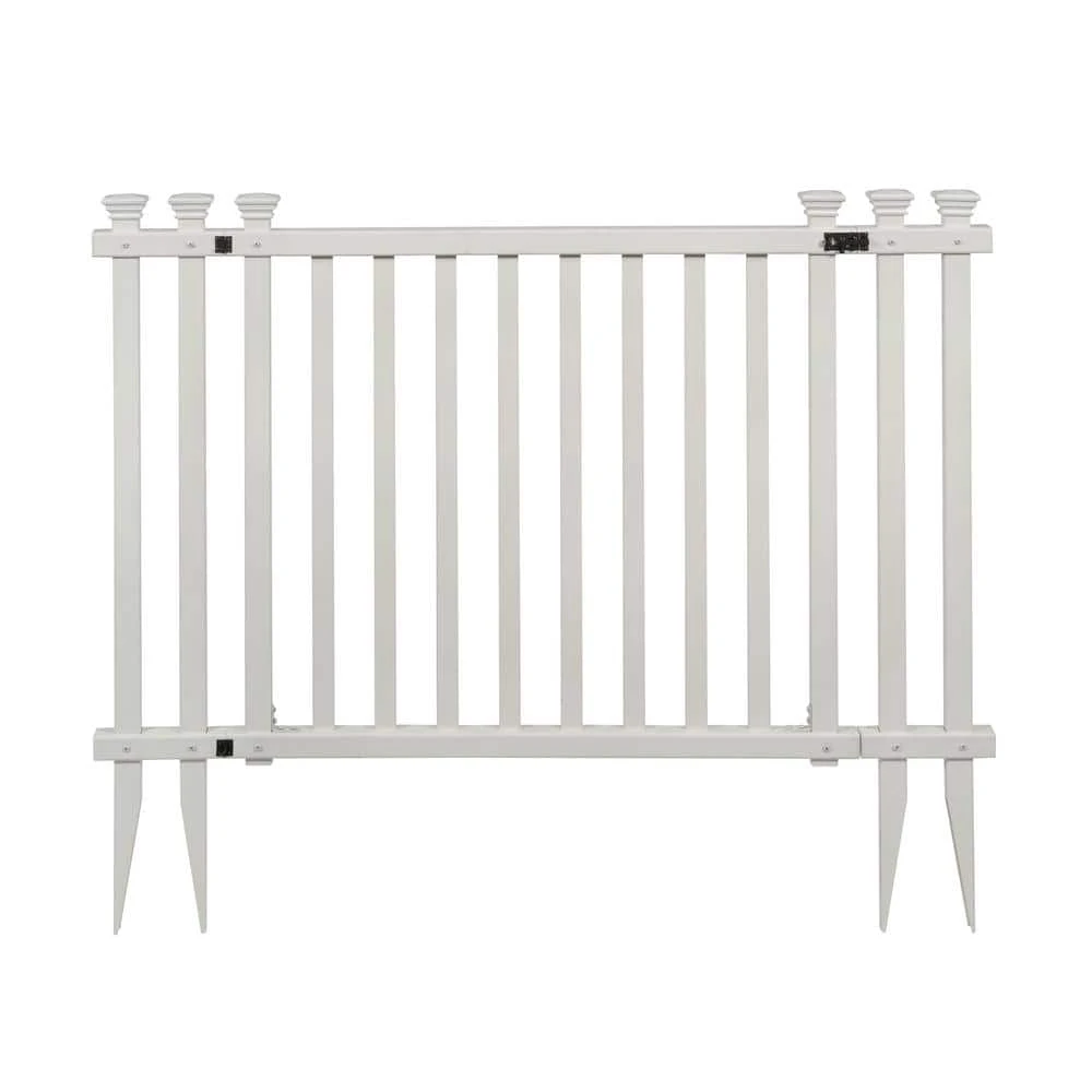 Cheapest ๐ 4.3 ft. W x 3 ft. H White Vinyl Baskenridge Fence Gate by Zippity Outdoor Products โ 3 Cheapest ๐ 4.3 ft. W x 3 ft. H White Vinyl Baskenridge Fence Gate by Zippity Outdoor Products โ