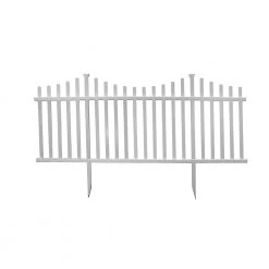 Hot Sale 👍 42 in. H x 92 in. W Manchester Semi-Permanent Vinyl Fence Panel Kit (2-Pack) by Zippity Outdoor Products ⌛