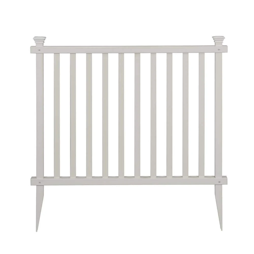Brand new π€© 3 ft. H x 3.5 ft. W Baskenridge No-Dig Vinyl Garden Picket Fence Panel Kit (2-Pack) by Zippity Outdoor Products π 3 Brand new π€© 3 ft. H x 3.5 ft. W Baskenridge No-Dig Vinyl Garden Picket Fence Panel Kit (2-Pack) by Zippity Outdoor Products π