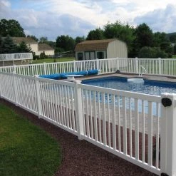 Wholesale 😍 5 in. x 5 in. White Vinyl Pyramid New England Post Cap by Weatherables ❤️ -Cheap Fence Gates Plus Store white weatherables deck post caps awcp neweng 5 4f 1000