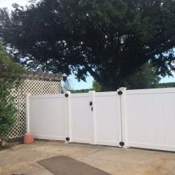 New ❤️ Pembroke 10.8 ft. W x 6 ft. H White Vinyl Privacy Double Fence Gate Kit by Weatherables 🔔 -Cheap Fence Gates Plus Store white weatherables vinyl fence gates dwpr t g11 3 6x65 e1 1000
