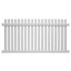 Coupon 🔥 Provincetown 4 ft. H x 8 ft. W White Vinyl Picket Fence Panel Kit by Weatherables ✨ -Cheap Fence Gates Plus Store white weatherables vinyl fence panels pwpi 3nr 4x8 64 1000