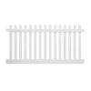 Buy 💯 Plymouth 4 ft. H x 8 ft. W White Vinyl Picket Fence Panel Kit by Weatherables ⌛ -Cheap Fence Gates Plus Store white weatherables vinyl fence panels pwpi 3r5 5 4x8 64 1000