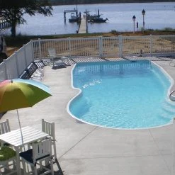 Coupon ✔️ Neptune 4 ft. H x 8 ft. W White Vinyl Pool Fence Panel by Weatherables ✨ -Cheap Fence Gates Plus Store white weatherables vinyl fence panels pwpo 1 5 4x8 44 1000