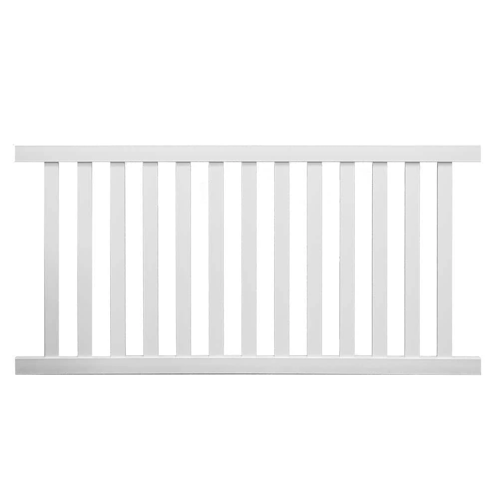 Cheapest ๐ Captiva 4 ft. H x 8 ft. W White Vinyl Pool Fence Panel by Weatherables ๐ 3 Cheapest ๐ Captiva 4 ft. H x 8 ft. W White Vinyl Pool Fence Panel by Weatherables ๐