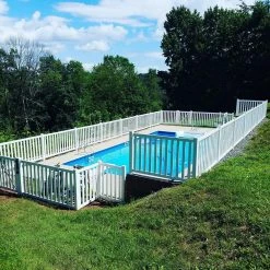 Cheapest ๐ Captiva 4 ft. H x 8 ft. W White Vinyl Pool Fence Panel by Weatherables ๐ 12 Cheapest ๐ Captiva 4 ft. H x 8 ft. W White Vinyl Pool Fence Panel by Weatherables ๐ -Cheap Fence Gates Plus Store white weatherables vinyl fence panels pwpo 3 4x8 c3 1000