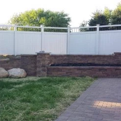 Flash Sale 🎁 Bradford 6 ft. H x 8 ft. W White Vinyl Privacy Fence Panel Kit by Weatherables 🥰 -Cheap Fence Gates Plus Store white weatherables vinyl fence panels pwpr ctrnd 6x8 1f 1000