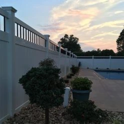 Flash Sale 🎁 Bradford 6 ft. H x 8 ft. W White Vinyl Privacy Fence Panel Kit by Weatherables 🥰 -Cheap Fence Gates Plus Store white weatherables vinyl fence panels pwpr ctrnd 6x8 44 1000