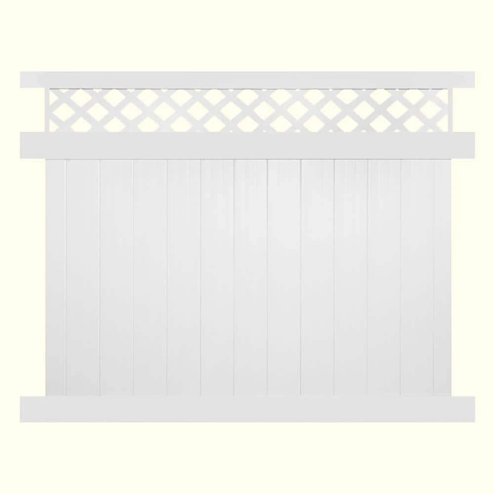 Wholesale ๐ Glenshire 6 ft. H x 8 ft. W White Vinyl Lattice Top Fence Panel Kit by Weatherables ๐ฅ 3 Wholesale ๐ Glenshire 6 ft. H x 8 ft. W White Vinyl Lattice Top Fence Panel Kit by Weatherables ๐ฅ