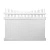 Buy 😍 Dora 6 ft. H x 6 ft. W White Vinyl Privacy Fence Panel Kit by Weatherables ⭐ -Cheap Fence Gates Plus Store white weatherables vinyl fence panels pwpr ots11 3 6x6 64 1000