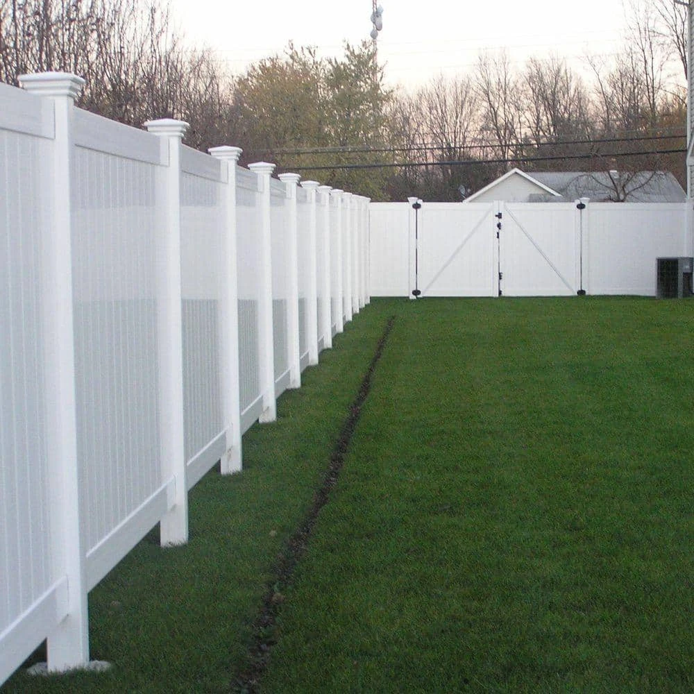 Buy 🤩 Savannah 6 ft. H x 8 ft. W White Vinyl Privacy Fence Panel Kit by Weatherables ❤️ 7 Buy 🤩 Savannah 6 ft. H x 8 ft. W White Vinyl Privacy Fence Panel Kit by Weatherables ❤️ - Image 5