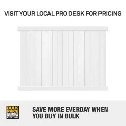 Best Sale ๐ Pembroke 6 ft. H x 8 ft. W White Vinyl Privacy Fence Panel Kit by Weatherables ๐ 10 Best Sale ๐ Pembroke 6 ft. H x 8 ft. W White Vinyl Privacy Fence Panel Kit by Weatherables ๐ -Cheap Fence Gates Plus Store white weatherables vinyl fence panels pwpr t g11 3 6x8 40 1000