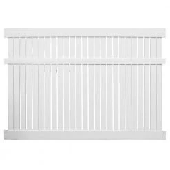 Wholesale ⌛ Huntington 6 ft. H x 8 ft. W White Vinyl Semi-Privacy Fence Panel Kit by Weatherables 🎉
