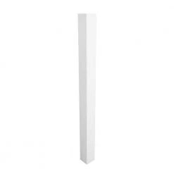 Best Pirce ✨ 5 in. x 5 in. x 8.75 ft. White Vinyl Fence Blank Post by Weatherables 🧨