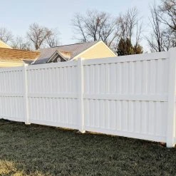 Best Pirce ✨ 5 in. x 5 in. x 8.75 ft. White Vinyl Fence Blank Post by Weatherables 🧨 -Cheap Fence Gates Plus Store white weatherables vinyl fence posts lwpt blank 5x105 fa 1000