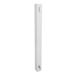 Brand new 🛒 5 in. x 5 in. x 8.75 ft. White Vinyl Fence Corner Post by Weatherables ✔️