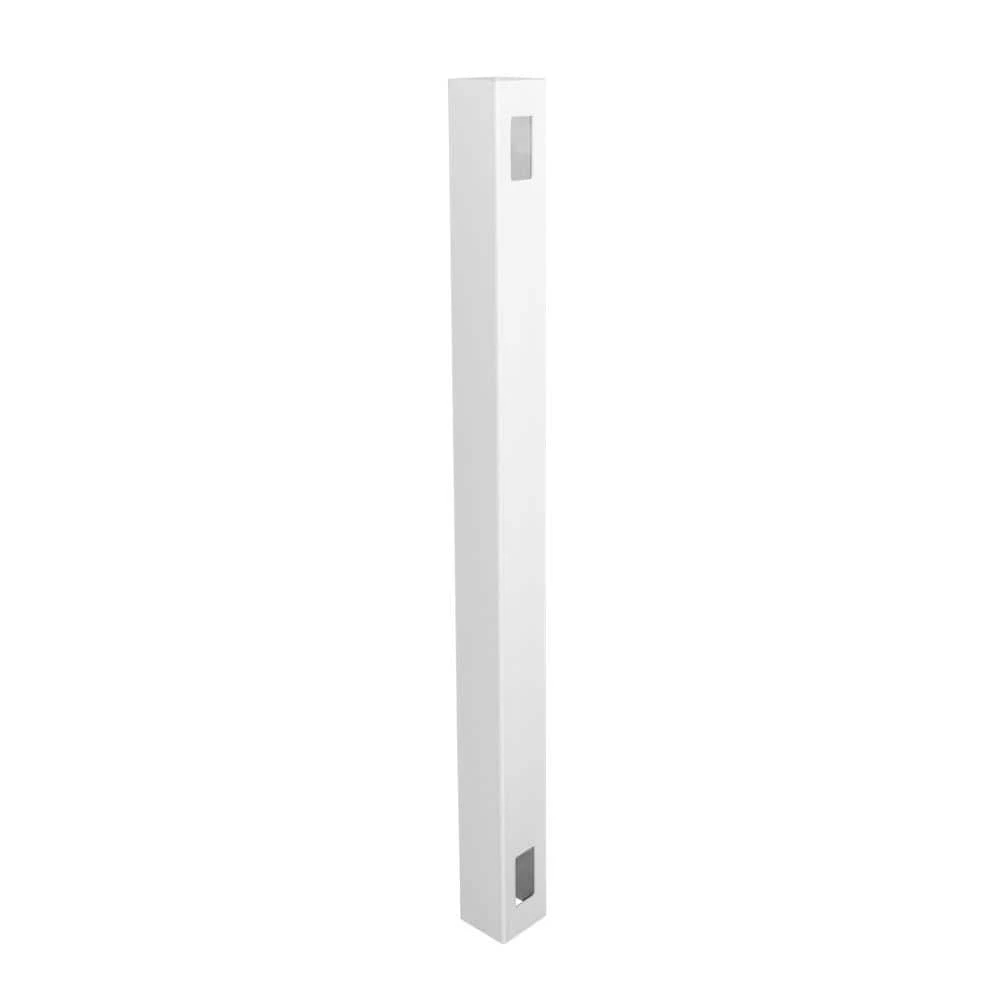 Outlet ⭐ 5 in. x 5 in. x 8.75 ft. White Vinyl Fence End Post by Weatherables ✔️ 3 Outlet ⭐ 5 in. x 5 in. x 8.75 ft. White Vinyl Fence End Post by Weatherables ✔️