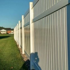 Cheapest 🧨 5 in. x 5 in. x 9 ft. Vinyl Fence End Post by Weatherables ✔️ 13 Cheapest 🧨 5 in. x 5 in. x 9 ft. Vinyl Fence End Post by Weatherables ✔️ -Cheap Fence Gates Plus Store white weatherables vinyl fence posts lwpt end 5x108 44 1000