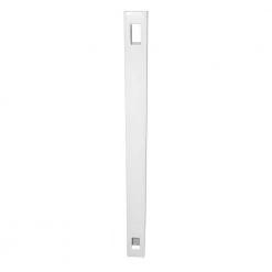 Discount ⌛ 5 in. x 5 in. x 7 ft. White Vinyl Fence Line Post by Weatherables ❤️