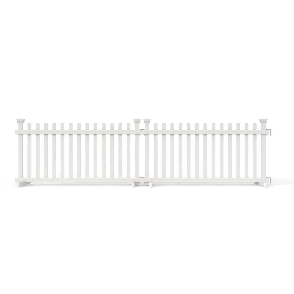 Buy 😉 Portable Puppy 2 ft. x 4 ft. White Vinyl Fence Panel Kit (2 Pack) by Zippity Outdoor Products ⌛ 3 Buy 😉 Portable Puppy 2 ft. x 4 ft. White Vinyl Fence Panel Kit (2 Pack) by Zippity Outdoor Products ⌛