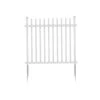 Wholesale ⌛ 3.4 ft. x 3.7 ft. Burbank No-Dig Vinyl Garden Picket Fence Panel (2-Pack) by Zippity Outdoor Products 🎁 -Cheap Fence Gates Plus Store white zippity outdoor products vinyl fence panels zp19057 64 1000