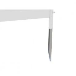 Best Sale 😍 4 ft. x 3.5 ft. Keswick Vinyl Privacy Fence Panel and Screen Kit (2-Pack) by Zippity Outdoor Products ❤️ -Cheap Fence Gates Plus Store white zippity outdoor products vinyl fence panels zp19060 fa 1000