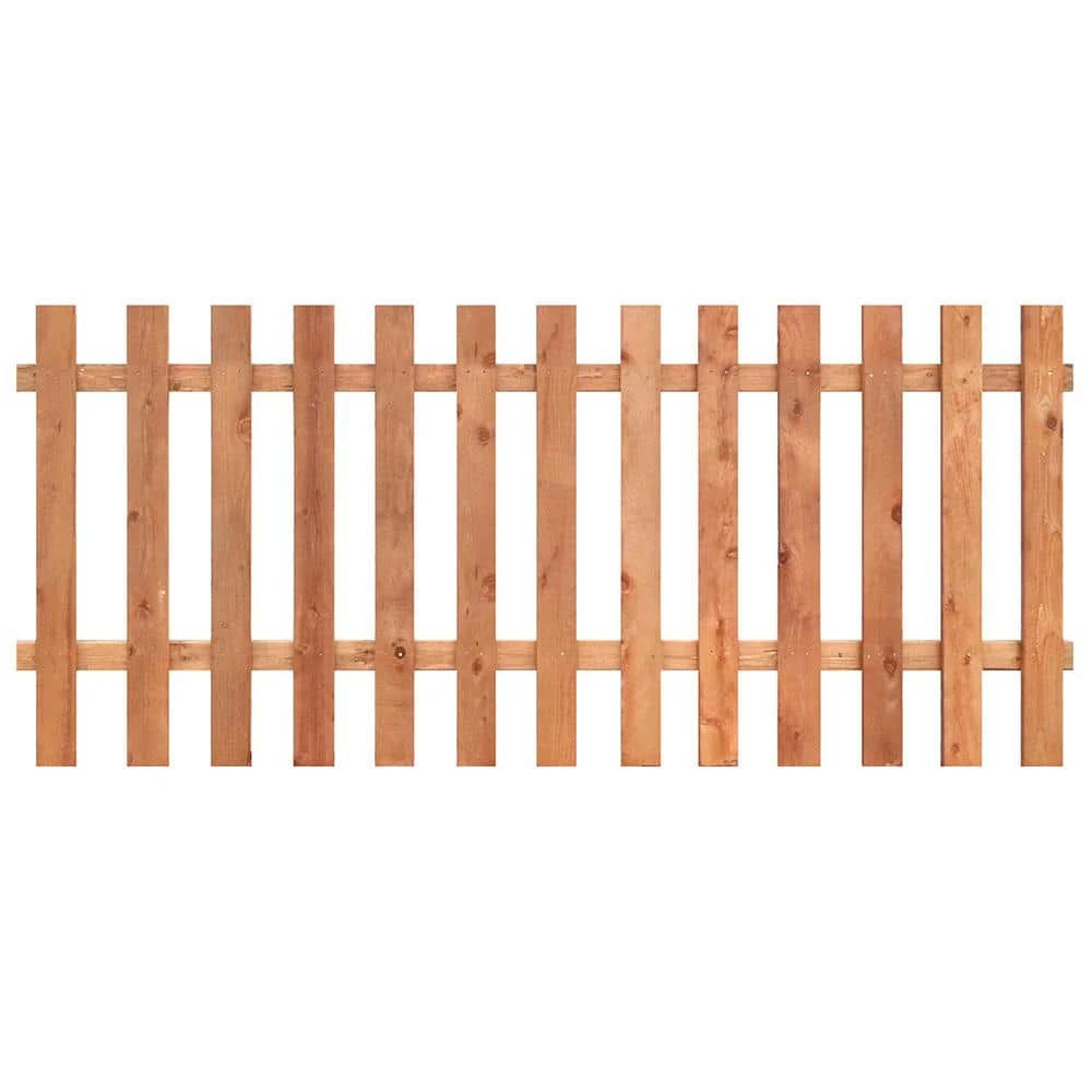 Wholesale โค๏ธ 3-1/2 ft. x 8 ft. Western Red Cedar Spaced Picket Flat Top Fence Panel Kit by Outdoor Essentials ๐ 3 Wholesale โค๏ธ 3-1/2 ft. x 8 ft. Western Red Cedar Spaced Picket Flat Top Fence Panel Kit by Outdoor Essentials ๐