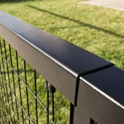 Best deal 🌟 2.5 in. x 8 in. x 1.8 in. Powder Coated Steel Replacement Fence Rail Sleeve by YARDGARD Select ❤️ -Cheap Fence Gates Plus Store yardgard select chain link fence accessories 328811a 31 1000