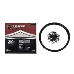 Promo 😀 YARD GARD Select - STEEL TENSION WIRE KIT - 200ft. -Stabilizes Bottom of Fence Line, Includes Clips by YARDGARD Select 🛒