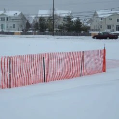 Deals ⭐ 4 ft. x 50 ft. Snow Fence by YARDGARD ⌛ -Cheap Fence Gates Plus Store yardgard snow fencing 889220a 4f 1000